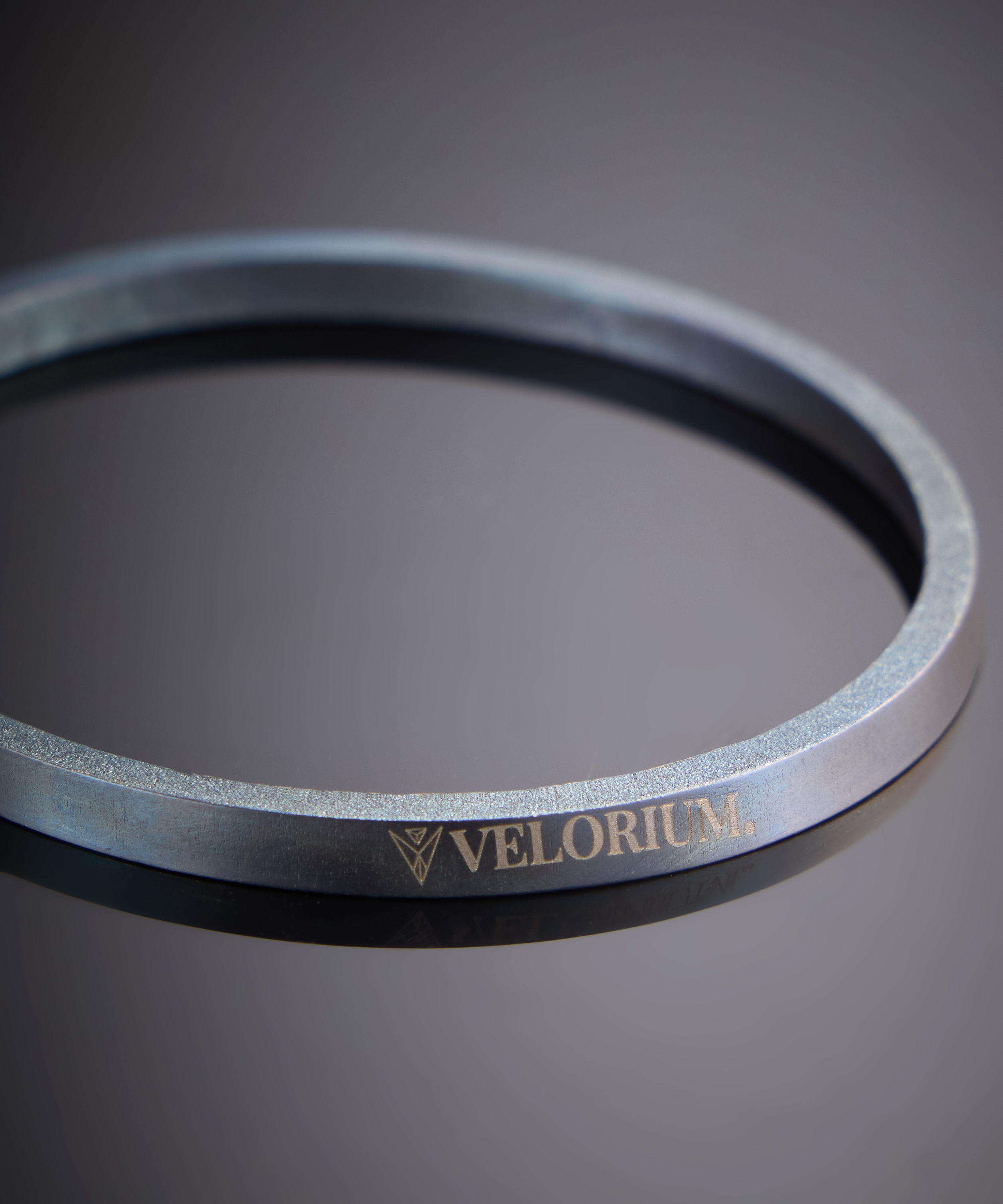 The Obsidian Band — Matte Black Titanium Ring
